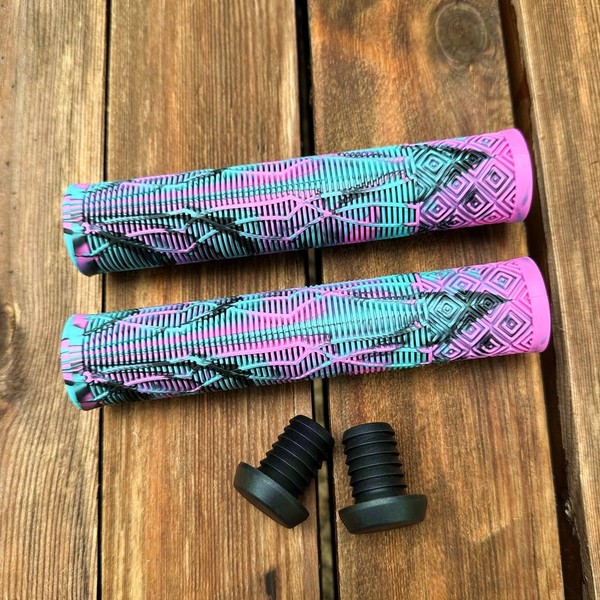 MTB Bike Handlebar Grips, Mixed Colour Handlebar Grips for BMX,