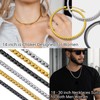 PROSTEEL Mens Gold Chain Chains Gold Necklace Necklaces For Men