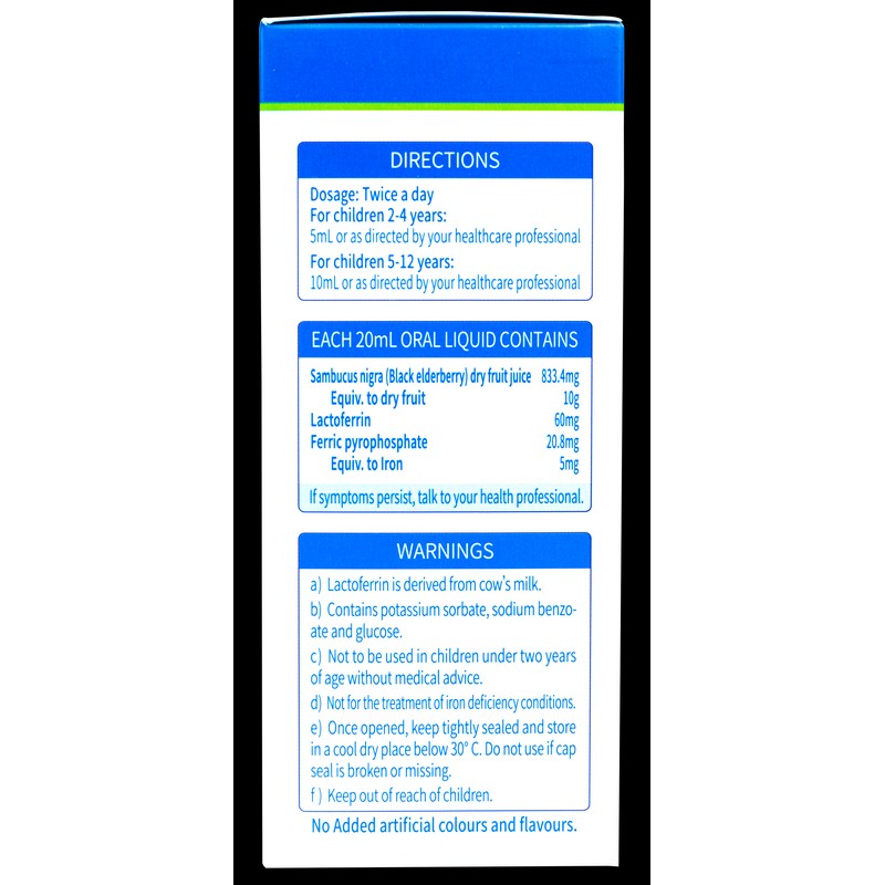 Fulljoy Kids 2+ Years Cold & FLu Natural Berry Flavour