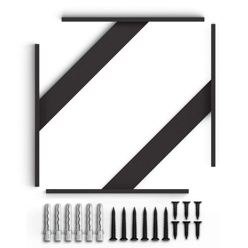 FSHR Design Angle Shelf Bracket/Wall Bracket Aluminium Matt Black