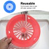 Cosmos Pack of 8 Reusable Plastic Paper Plate Holders, Holding