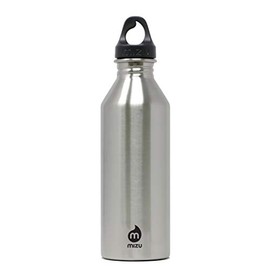 Mizu M8 - 25 oz. Single Wall Narrow Mouth Stainless Steel Bottle with Loop Cap