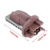 Blower Motor Resistor, Rear A/C Heater Blower Motor Resistor Fan