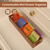 Chicvilla Acacia Wood Tea Bag Organizer with 4 Slots –
