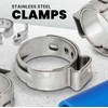 Supply Giant PUDS0100 1 Inch Oetiker Stainless Steel Crimp Rings,