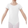 ZYXWVU Body da Danza per Bambina - Maniche Corte Classico