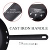 Letschef Coating-Free Carbon Steel Pan Durable 10 Inch Frying Pan,