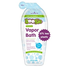 Boogie Kids Botanical Bubble Bath, Soothing Vapor, Made with Plant Extracts, Natural Essential Oils, Mint Eucalyptus, 16 oz (Pack of 1)