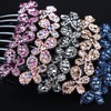 EZ PEACH Rhinestone Hair Comb DE Yaii Winding Rakuchin Kantan