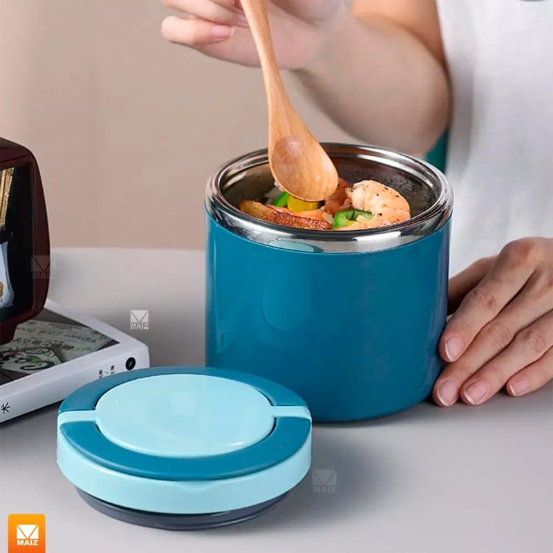Maíz Fiambrera Contenedor Alimentos Sopa Acero Inoxidable 630ml