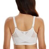 DotVol Women's Full Cup Front Closure Strong Hold Without Underwire