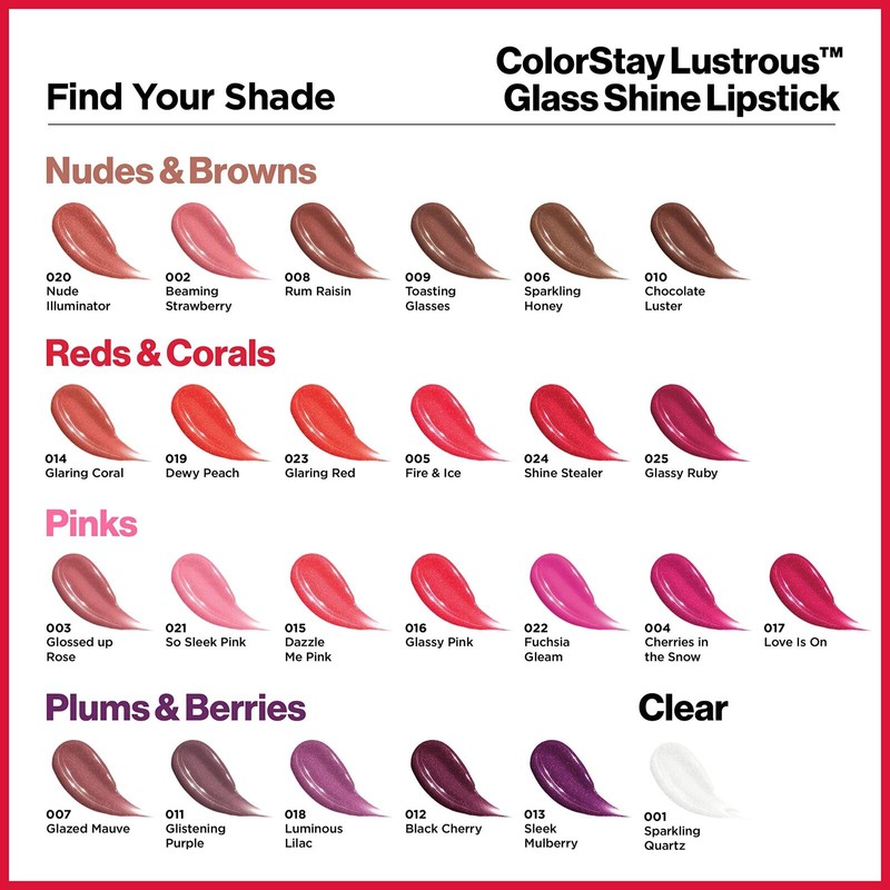 REVLON Super Lustrous Glass Shine Lipstick, Flawless Moisturizing Lip Color