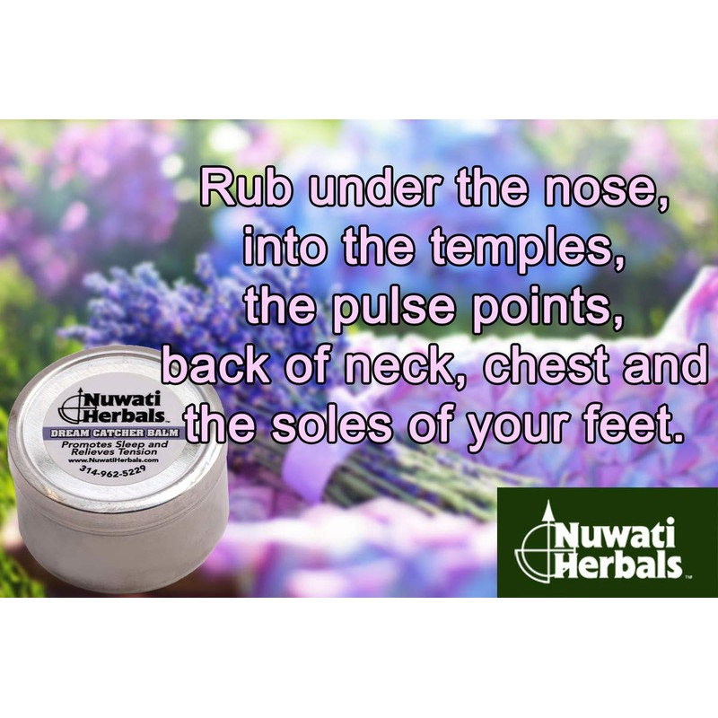 Lavender Balm – Promotes Sleep and Relieves Tension - Nuwati