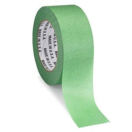 High Tack Green Painter's Tape, 2 inch x 60 Yards, Case of 24 Rolls, Made in America