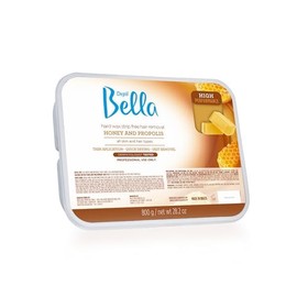 Depil Bella Honey Hard wax for Strip-free Hair Removal, High Performance Hair Removal Wax, Natural Honey Wax with Propolis, Suitable for All Skin Types, 28.2oz