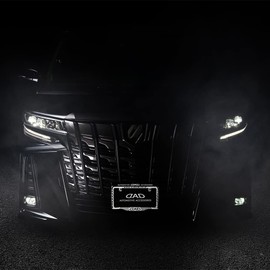 DAD Garson D.A.D Crystal License Frame II Front Model [Chrome] Crystal SB181-01