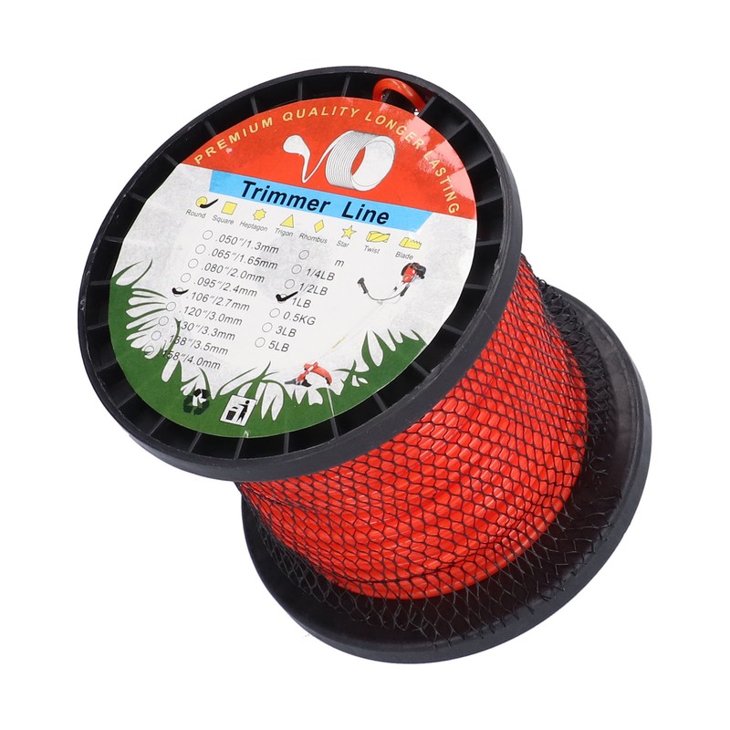 2.7mm Trimmer Line Round Nylon 1LB Round Heavy Duty Grass