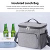 1 Piece Aluminum Foil Insulated Bag, Leakproof Lunch Box Bag,