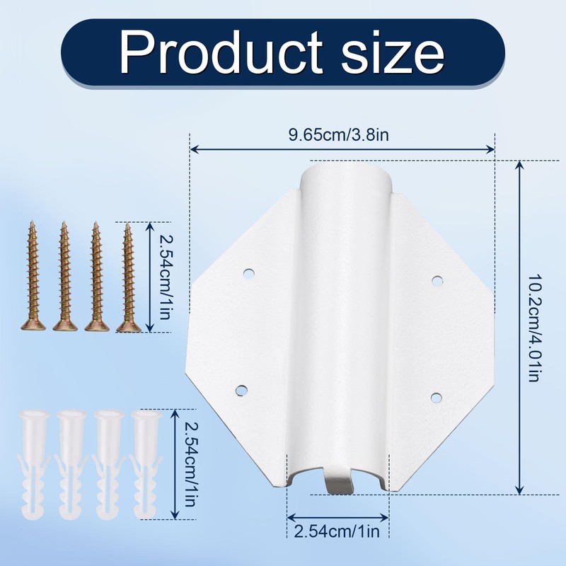 PEUTIER Side Mount Flag Pole Holder, Outside House Flag Pole