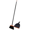 TreeLen Angle Broom and Dustpan Set, Dust Pan Snaps On