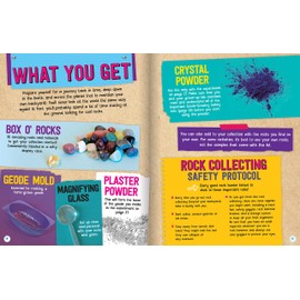 Rocks, Gems and Geodes: Maker Lab (Klutz STEM Kit) 8" x 1.5" x 11.5"