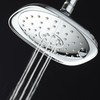 High-Pressure 3-function Giant 7.3-Inch Designer Rain Shower Head w/High-Power Pulsating