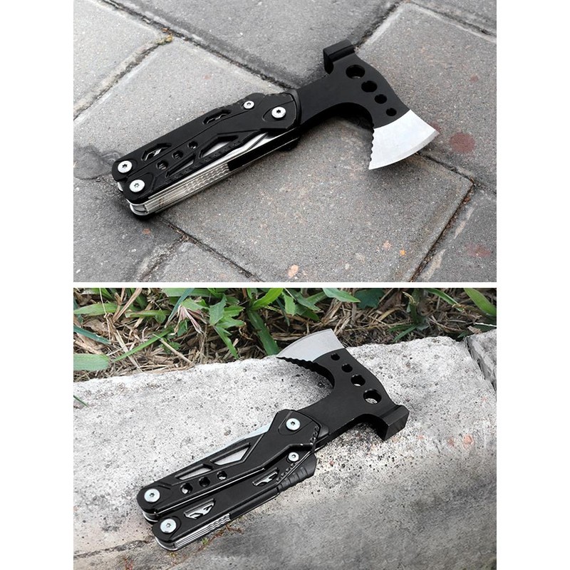 Portable Multi Tool Folding Multi Purpose Axes Stainless Survival Tools