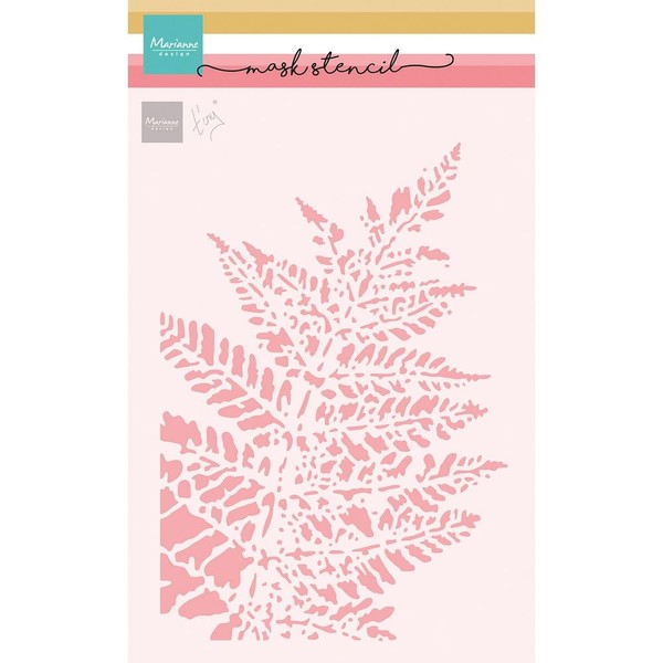 Marianne Design Mask Stencil, Tiny's Fern, for Scrapbooking Cardmaking and