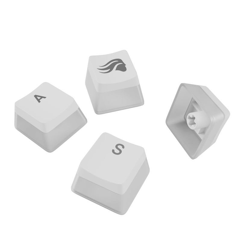 Glorious Gaming GPBT Aura RGB Keycaps: Pudding Style Keycaps, Double-Shot