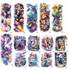 6 Sheets Full Arm Temporary Tattoos for Kids, 8 Sheets