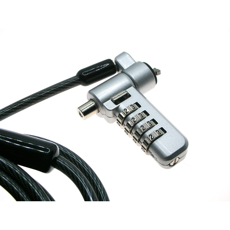 Bosvision Desktop/Laptop Security Cable Lock, for 3 Security Slots (K