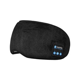 Bluetooth Sleep Mask, Wireless Music Sleeping Eye Mask, Bluetooth Headphones Music Travel Sleeping Headset 5.3 Bluetooth Eye Mask Sleep Headphones Integrated Speaker (Black)