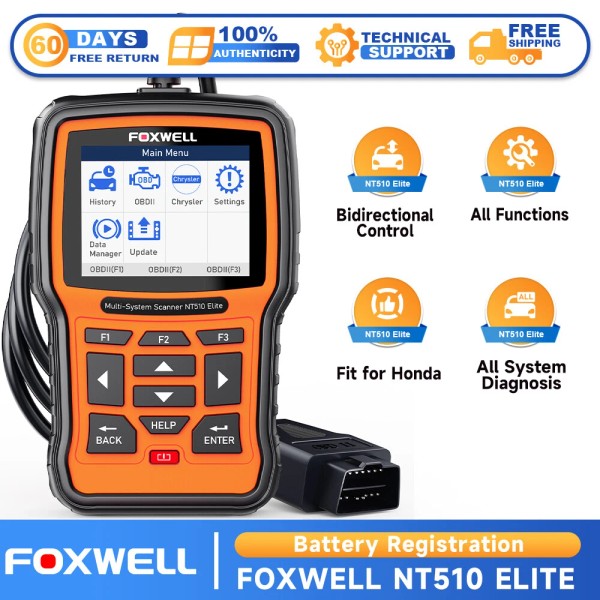 FOXWELL for CHRYSLER All System Car Active Test OBD2 Scanner