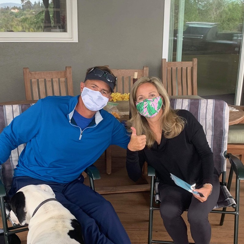 Sea By Day Solana Beach Reusable Washable Face Mask Face