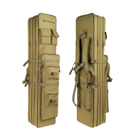 YUZHIYUAN Large Capacity Fishing Rod Bag, Durable 600D Oxford Fabric, Well Protection & Multi-storage Pockets Ice Fishing Pole Reel Case, Portable Travelling Fishing Bag, Nice Fishing Gift for Men