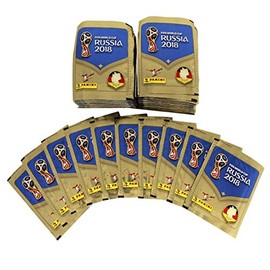 Panini FIFA 2018 Sticker - 50 Packs containing 5 Stickers each - 250 Stickers in Total -