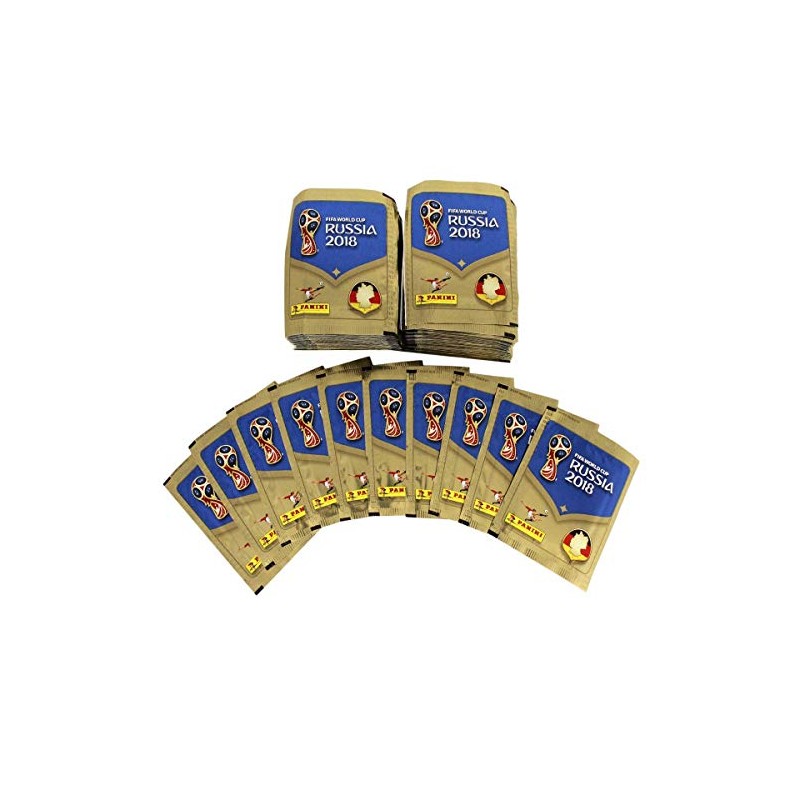 Panini FIFA 2018 Sticker - 50 Packs containing 5 Stickers