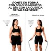 Cuerda para saltar - 3 m ajustable - Mango ergonómico