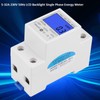 5-32A 50Hz LCD Backlight Single Phase Energy Meter Watt KWh