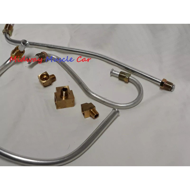 MMC 66 Pontiac Tri Power Fuel Line Kit With Front