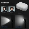 NEEWER Flash Diffuser for Square Head Speedlite Flash, Snap On