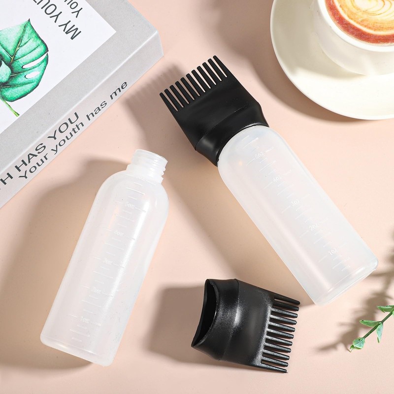 Pimoys 2 Pack Root Comb Applicator Bottle 6 Ounce, Oil