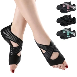 2024 New Walk Supporter Foot Female Foot Supporter Foot Support Arch Supporter Foot Arch Supporter Foot Massage Yoga Shoes Core Tokyo Ballet Posture Anti-slip Yoga Socks Core Walk Training Muscle