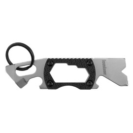 Kershaw PT-2 Compact Keychain Pry Tool (8810X); Features Bottle Opener, Two Screwdriver Tips, Pry Bar, Wire Scraper, Three Hex Drives; Made of 8Cr13MoV Stainless Steel; 0.8 OZ, 3.75 In. Overall Length