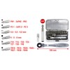 KS Tools 918.4600 1/4" CHROMEplus Bit set, 31 pcs