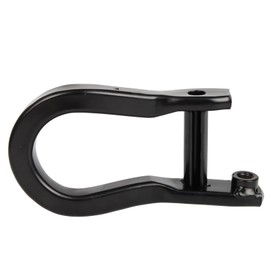 WHEELTECH Front Black Recovery Tow Hook Bumper Tow Hook Shackles fit for Chevy Silverado 1500 2019 2020 2021 2022-84195908 (2Pcs,Black)