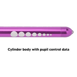 Linterna LED para Médicos de Enfermería, Indicador de Luz de Pluma Amarilla, Lámpara de Pluma de Inspección Médica Portátil LED, con Indicador de Pupila, para de
