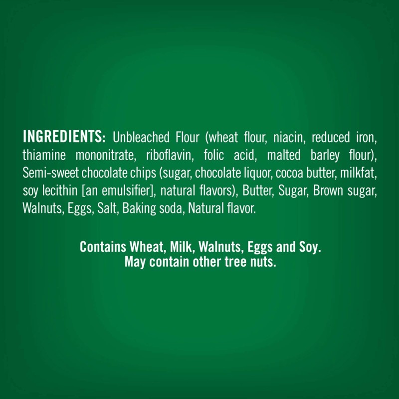 Tate's Bake Shop Walnut Chocolate Chip Cookies, 7 oz