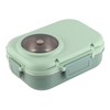 Thermal Lunch Box 1100ml Double Layer 3 Grid Design 304