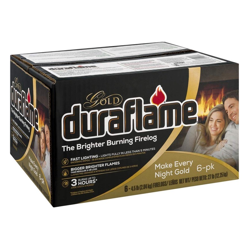 Duraflame Cowboy 252803 4.5 lbs Gold Fire Log - Pack